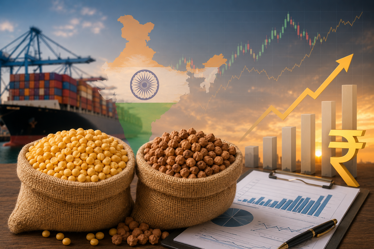 The Shift in India's Pulses Import Duty: Yellow Peas and Desi Chana Market Analysis